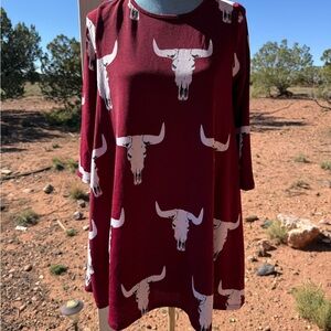 Burgundy Mini Dress NWT M